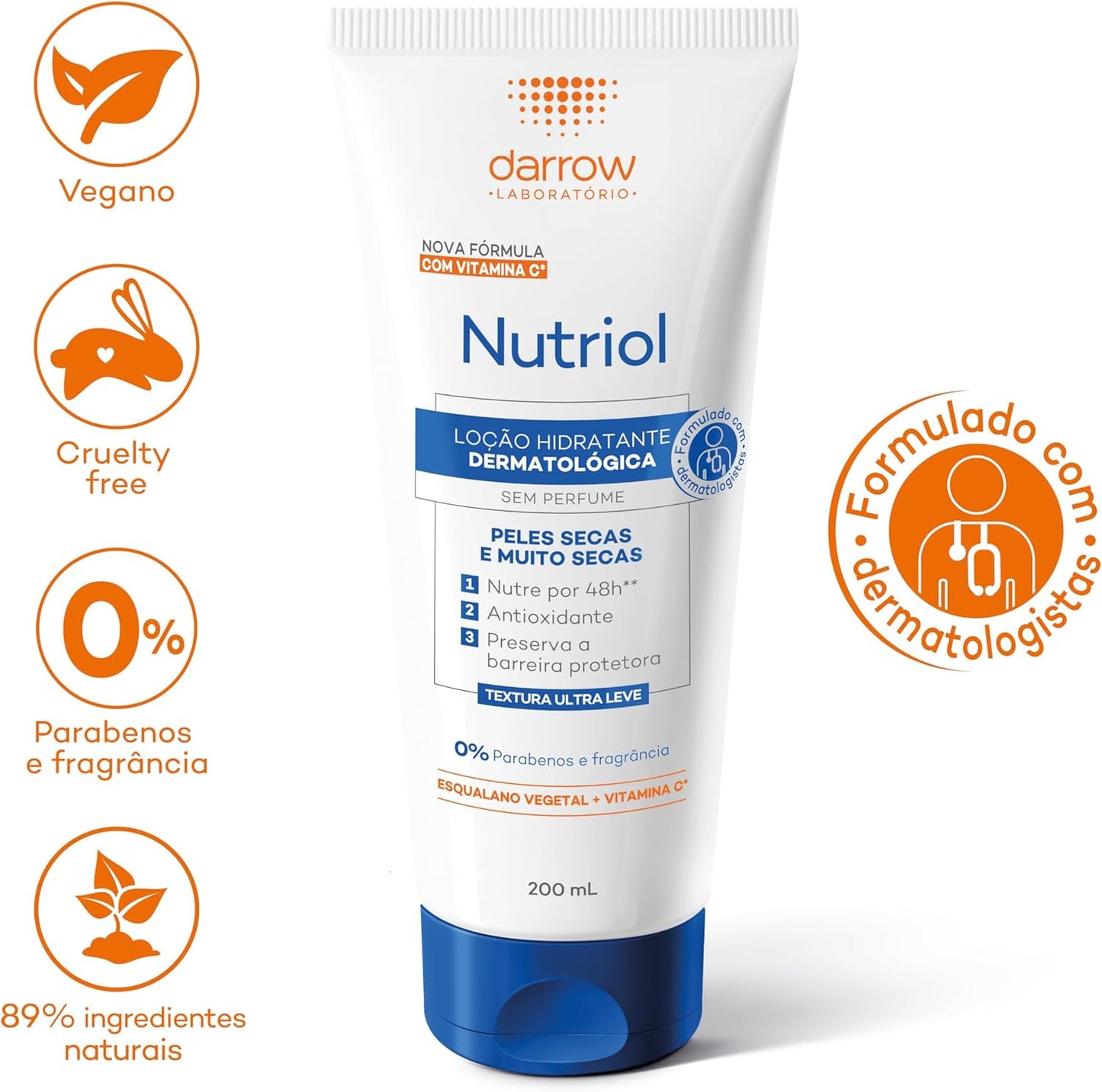 Nutriol Loção Hidratante - Sem Perfume 400ml