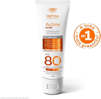 Protetor Solar Facial Ultra FPS 80 Sem Cor 40g