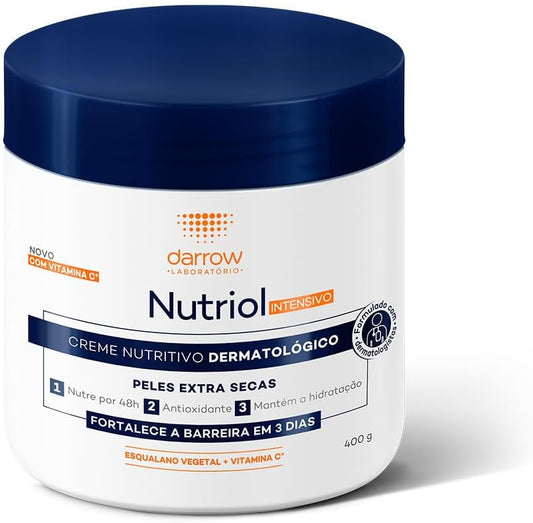 Creme Intensivo Hidratante 400ml (Esqualano Vegetal e Vitamina C)