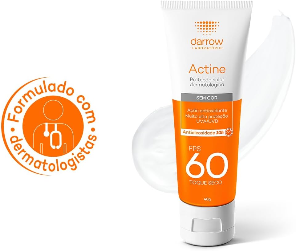 Protetor Solar Facial FPS 60 Antioxidante 40g (Toque Seco)