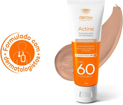 Protetor Solar Facial FPS 60 Cor Universal 40g