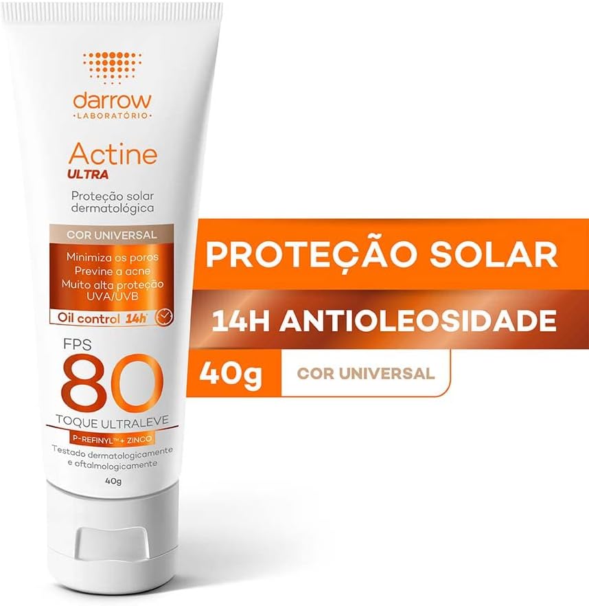 Protetor Solar Facial Ultra FPS 80 Cor Universal 40g