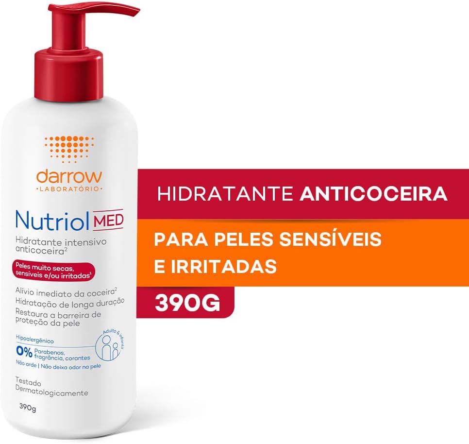 Loção Hidratante Med 390g (Nutri-Hidratante e Restaura-Calm)