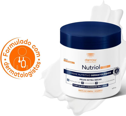 Creme Intensivo Hidratante 400ml (Esqualano Vegetal e Vitamina C)