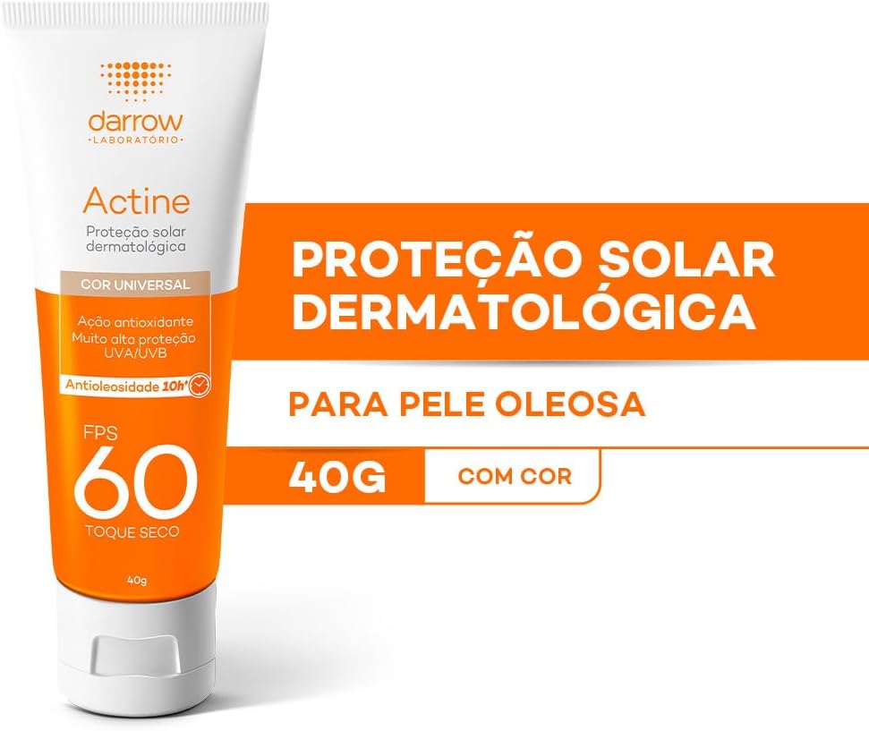 Protetor Solar Facial FPS 60 Cor Universal 40g