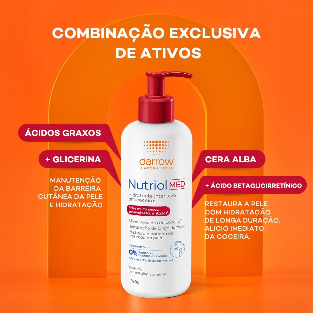 Loção Hidratante Med 390g (Nutri-Hidratante e Restaura-Calm)