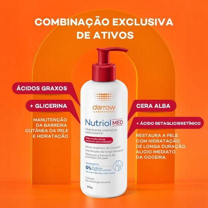 Loção Hidratante Med 390g (Nutri-Hidratante e Restaura-Calm)