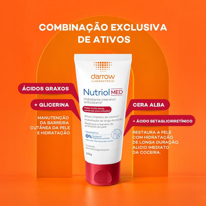 Loção Hidratante Nutri-Hidratante Med 100g (Sem Álcool, Fragrância, Corante)