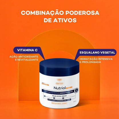 Creme Intensivo Hidratante 400ml (Esqualano Vegetal e Vitamina C)