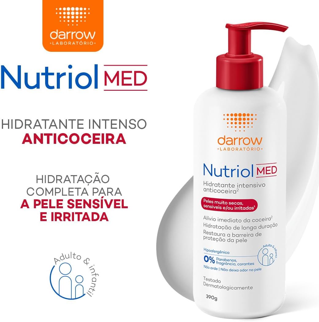 Loção Hidratante Med 390g (Nutri-Hidratante e Restaura-Calm)