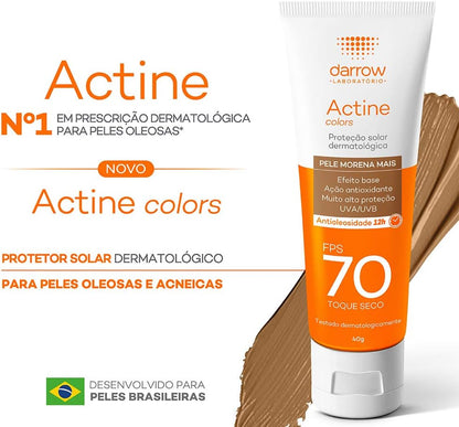 Actine Colors Fps 70 Pele Morena Mais 40G