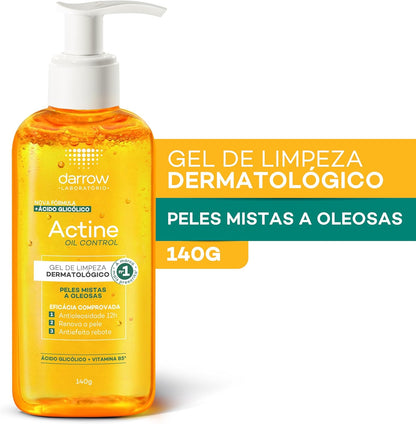 Gel de Limpeza Facial Oil Control 140g (Ácido Glicólico, Vitamina B5)