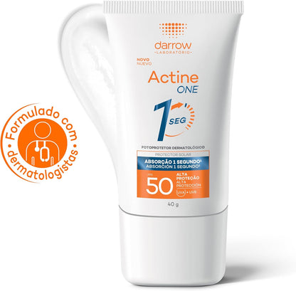 Protetor Solar Facial One FPS 50 Sem Cor 40g (Ácido Hialurônico)