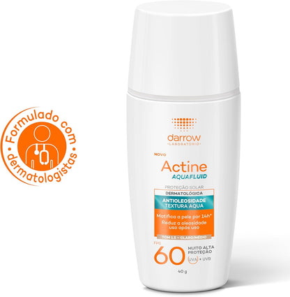 Protetor Solar Aquafluid FPS 60 com Cor 40g