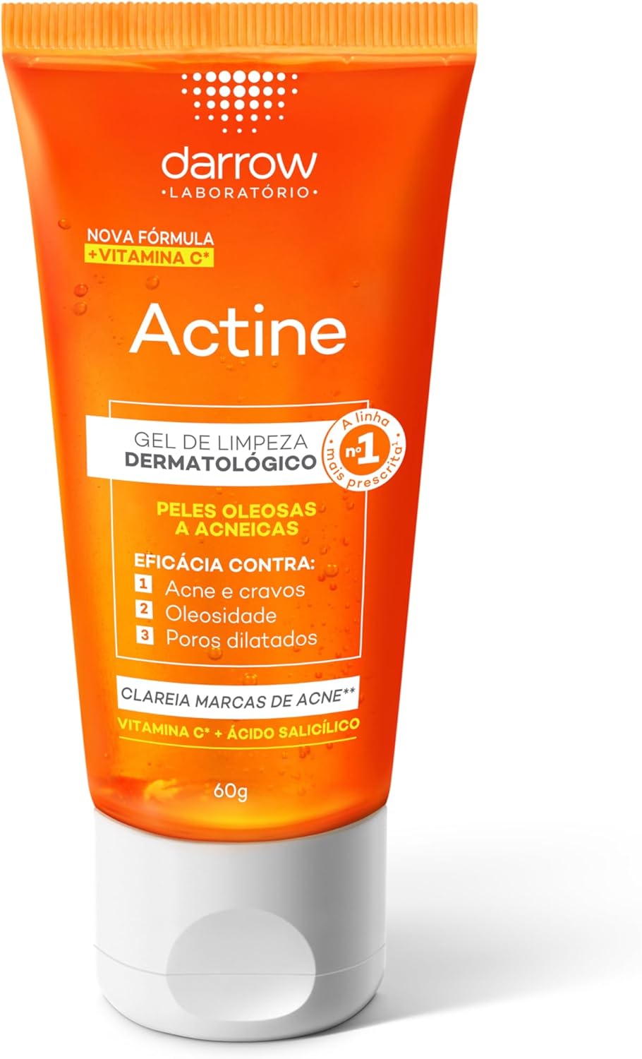 Gel de Limpeza Facial 60g (Ácido Salicílico, Vitamina C)