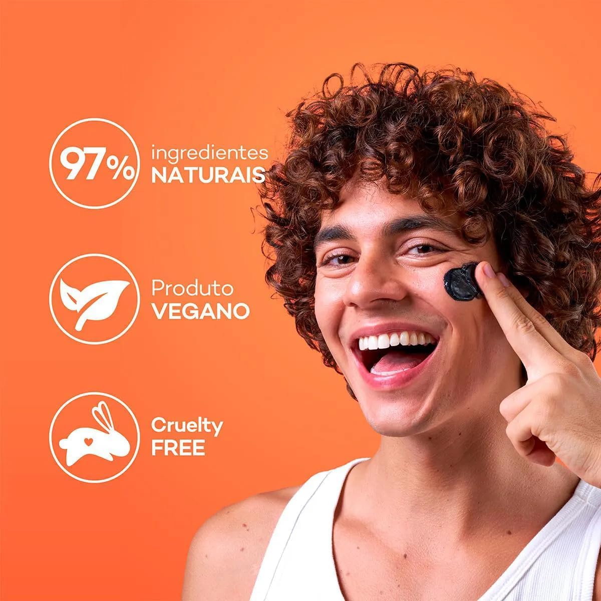 Gel de Limpeza Esfoliante Carvão Detox