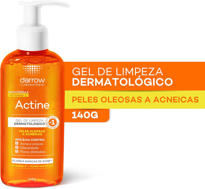 Gel de Limpeza Facial 140g (Ácido Salicílico, Vitamina C)