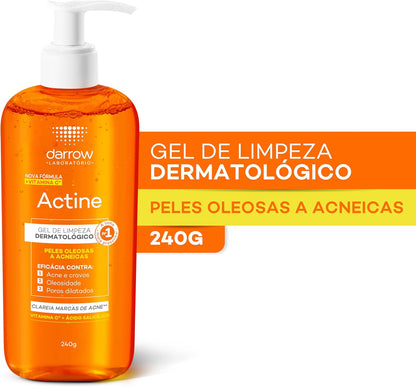 Gel de Limpeza Facial 240g (Ácido Salicílico, Vitamina C)