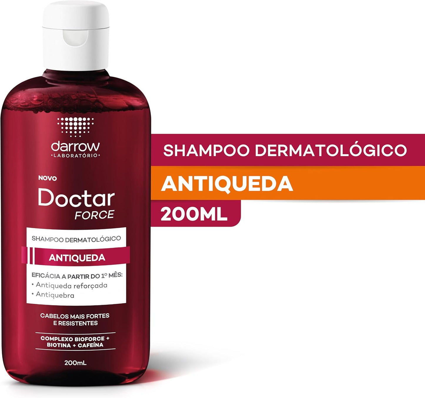 Shampoo Antiqueda Force 200ml (Biotina e Cafeína)