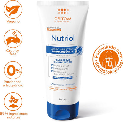 Nutriol Loção Hidratante - Sem Perfume 400ml