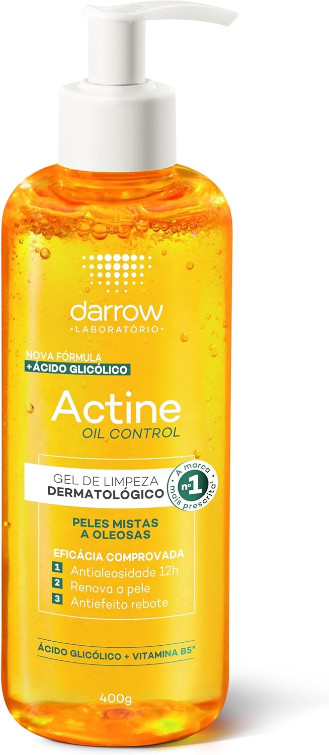 Gel de Limpeza Facial Oil Control 400g (Ácido Glicólico, Vitamina B5)