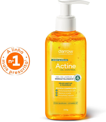 Gel de Limpeza Facial Oil Control 140g (Ácido Glicólico, Vitamina B5)