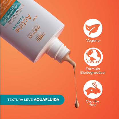 Protetor Solar Aquafluid FPS 60 com Cor 40g