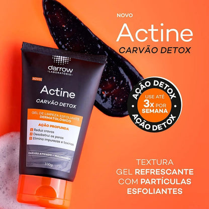 Gel de Limpeza Esfoliante Carvão Detox
