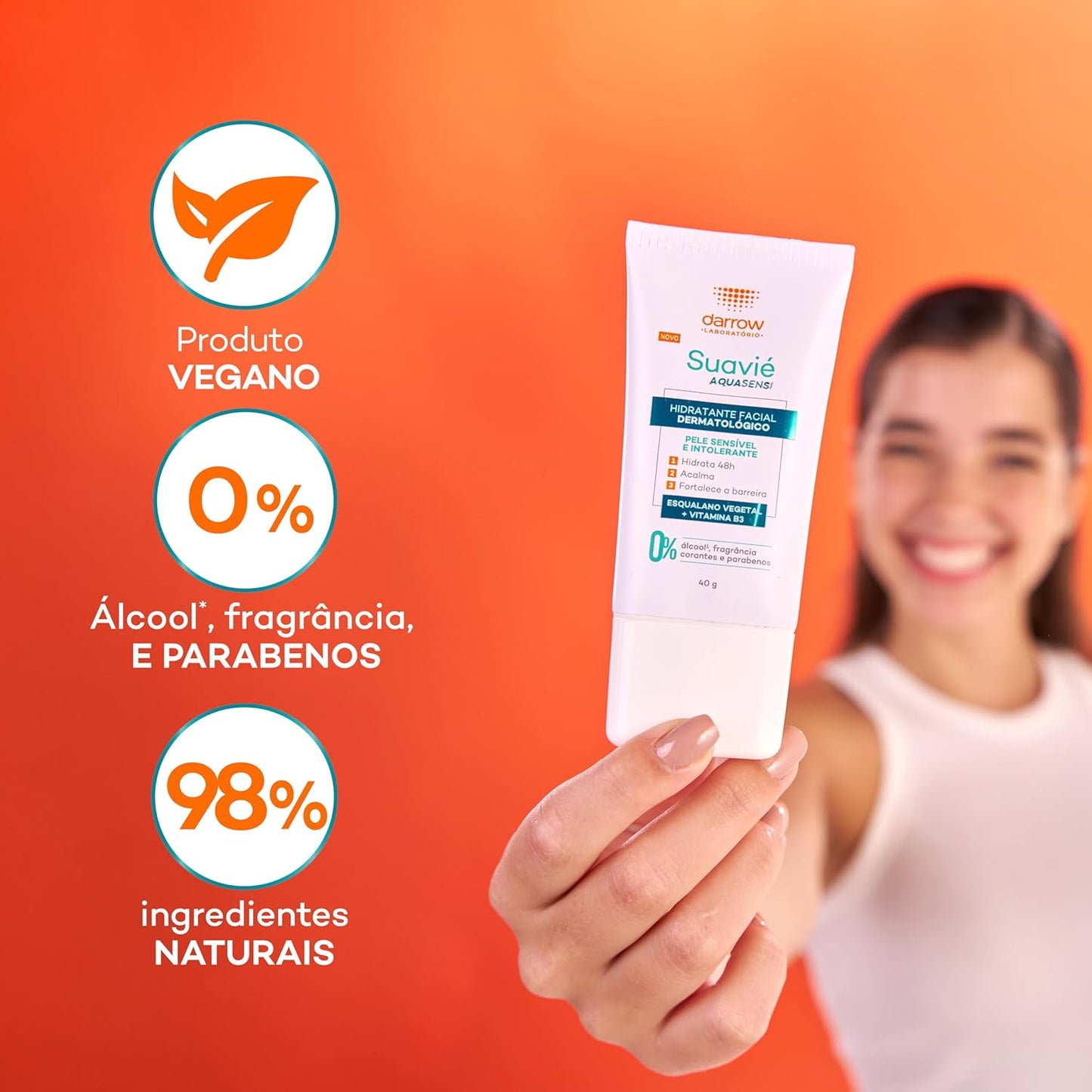Hidratante Facial Aquasensi para Pele Sensível 40g