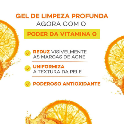 Kit Gel Limpeza Facial 140g + 40g (Total 180g)