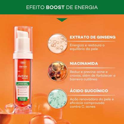 Concentrado Renovador Antiacne 30g (Ácido Succínico 3%, Niacinamida 4%)