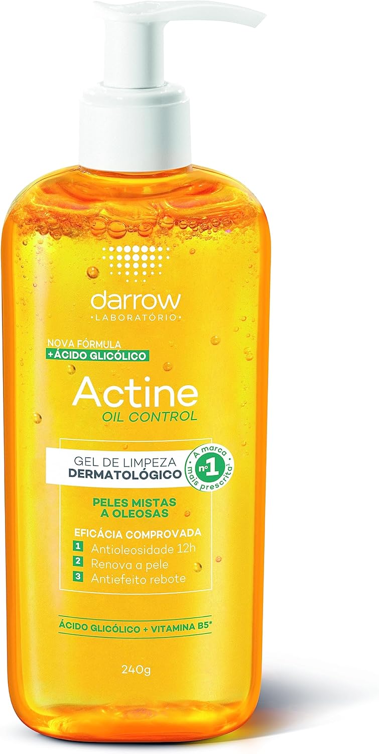Gel de Limpeza Facial Oil Control 140g (Ácido Glicólico, Vitamina B5)