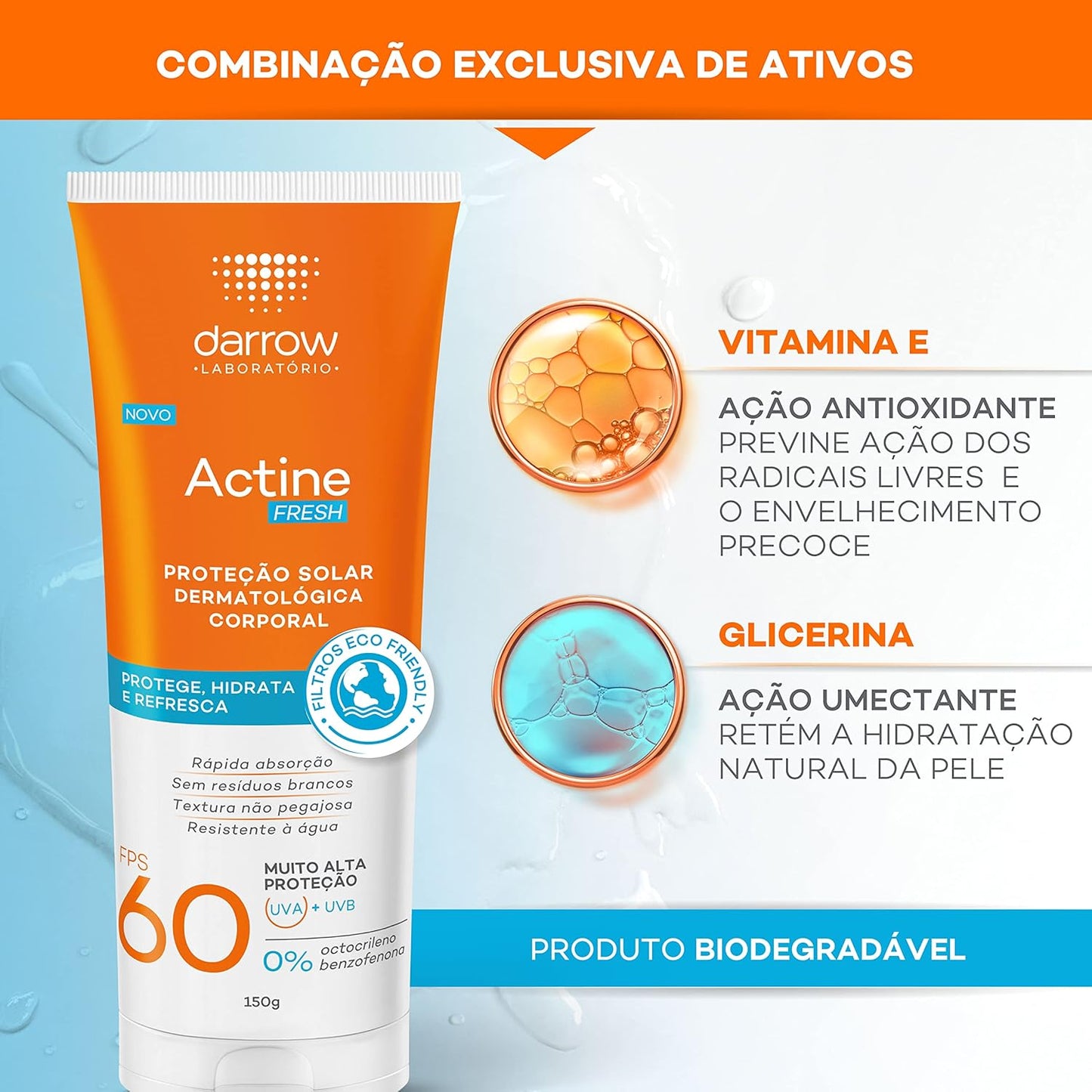 Protetor Solar Corporal Fresh FPS 60 150g