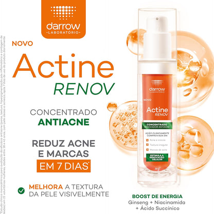 Concentrado Renovador Antiacne 30g (Ácido Succínico 3%, Niacinamida 4%)