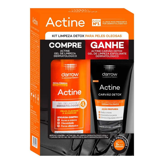 Kit Gel Limpeza 400g + Gel Esfoliante Carvão Detox 100g