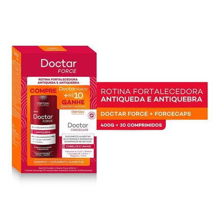 Kit Antiqueda: Shampoo 400ml + Suplemento 30 Comprimidos